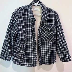 Zara flannel ( inside fleece) jacket